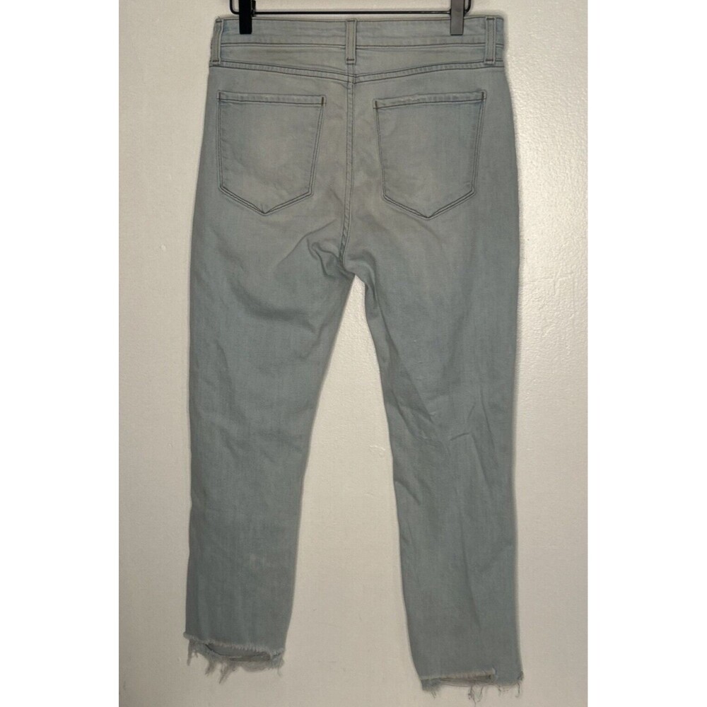 Monfrere Ledger Cropped Dist Capri Jeans Mens W31 x L26 Light Wash Cotton Blend - Picture 4 of 8